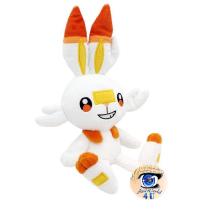 Officiële Pokemon knuffel Scorbunny San-ei 28cm (staand)